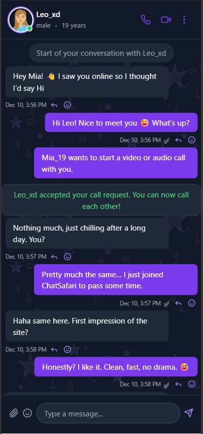 ChatSafari App Screenshot 11